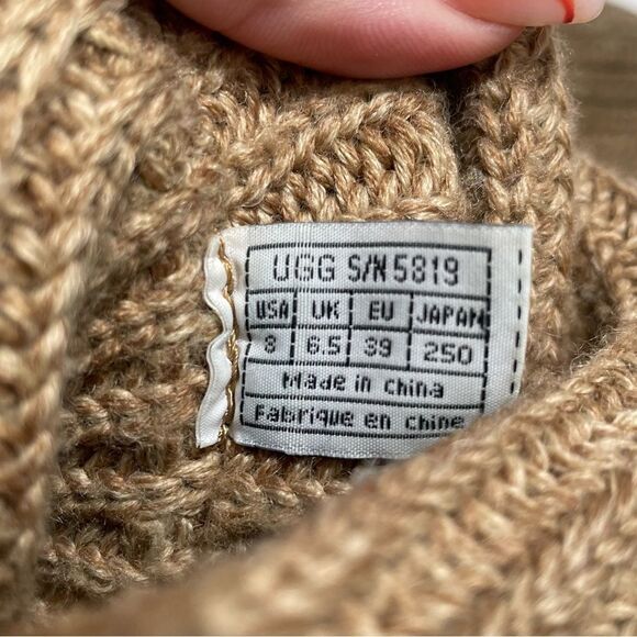 Ugg Tan Knit Tall Winter Boots - Picture 7 of 7